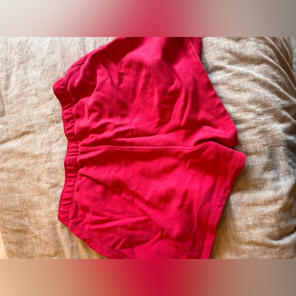 Outdoor voices sweat shorts pink